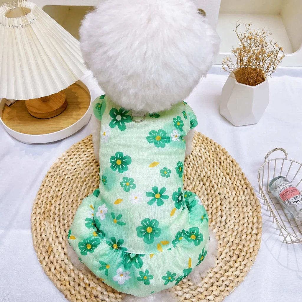 Breathable Mesh Summer Dress for Dogs and Cats