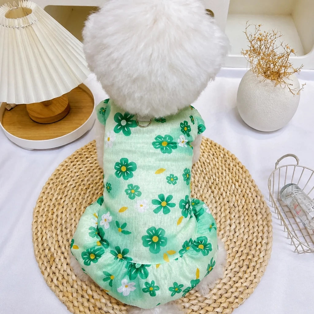 Breathable Mesh Summer Dress for Dogs and Cats