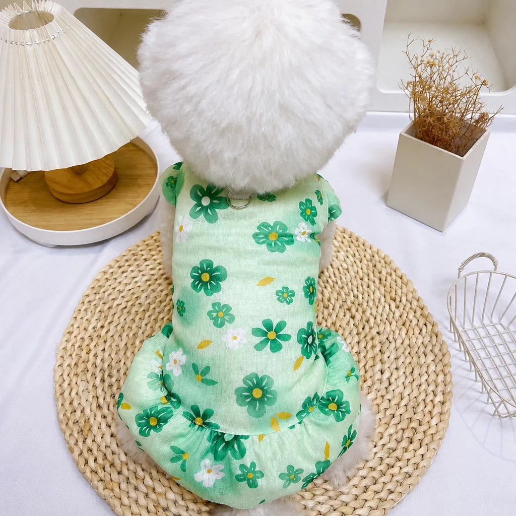 Breathable Mesh Summer Dress for Dogs and Cats