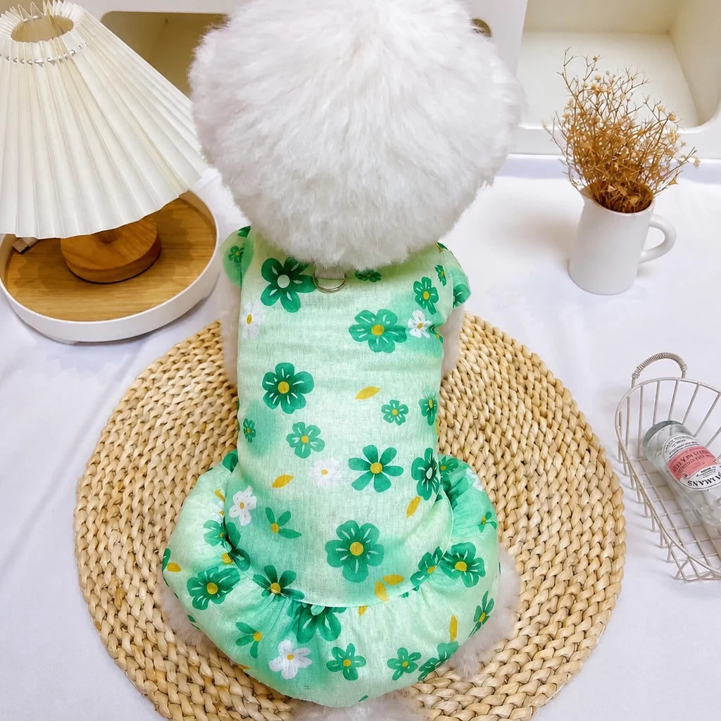 Breathable Mesh Summer Dress for Dogs and Cats