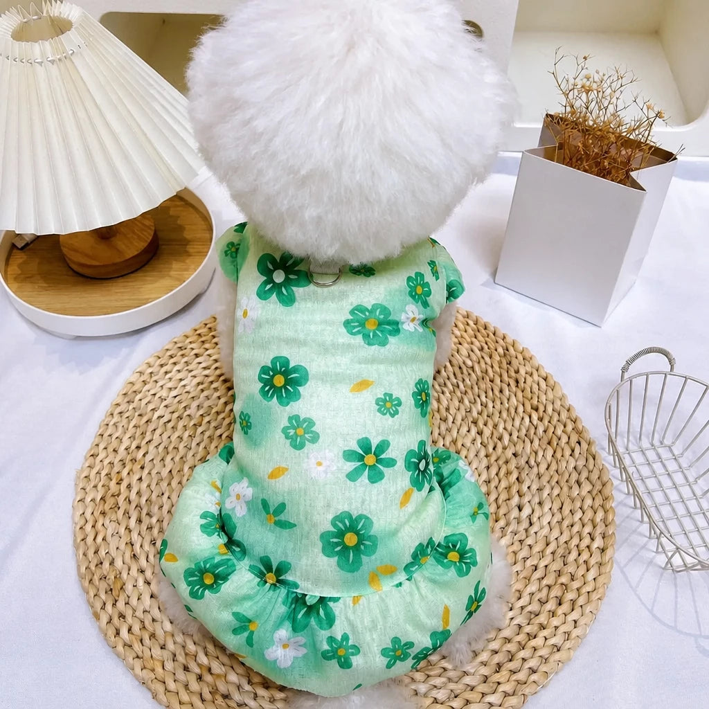Breathable Mesh Summer Dress for Dogs and Cats