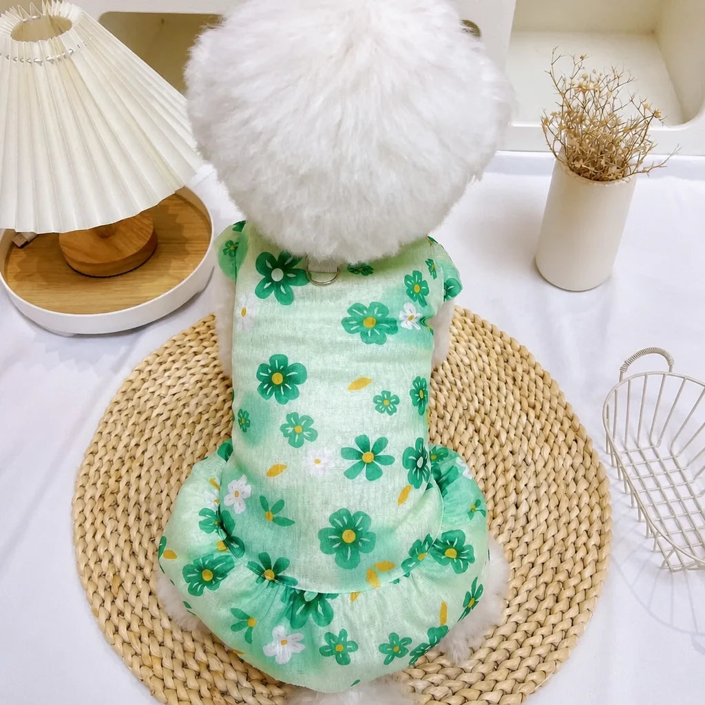 Breathable Mesh Summer Dress for Dogs and Cats