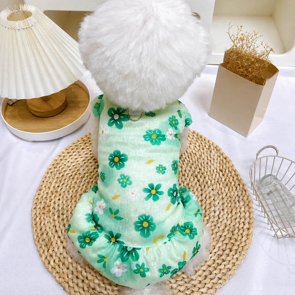 Breathable Mesh Summer Dress for Dogs and Cats