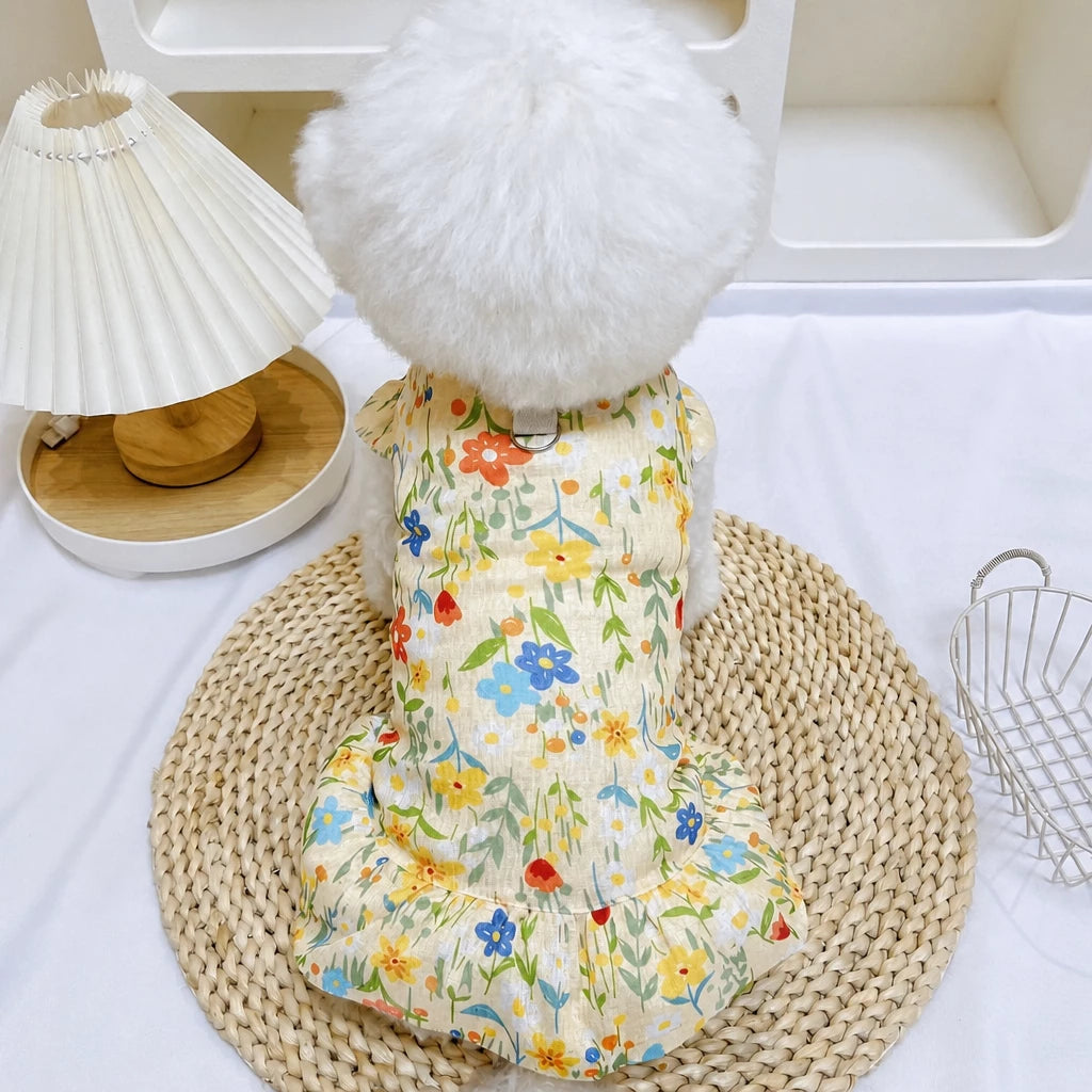 Breathable Mesh Summer Dress for Dogs and Cats