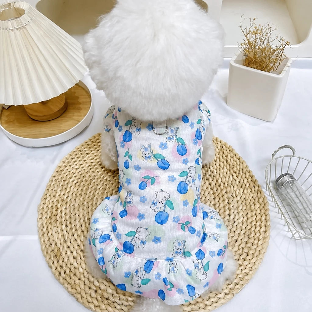 Breathable Mesh Summer Dress for Dogs and Cats