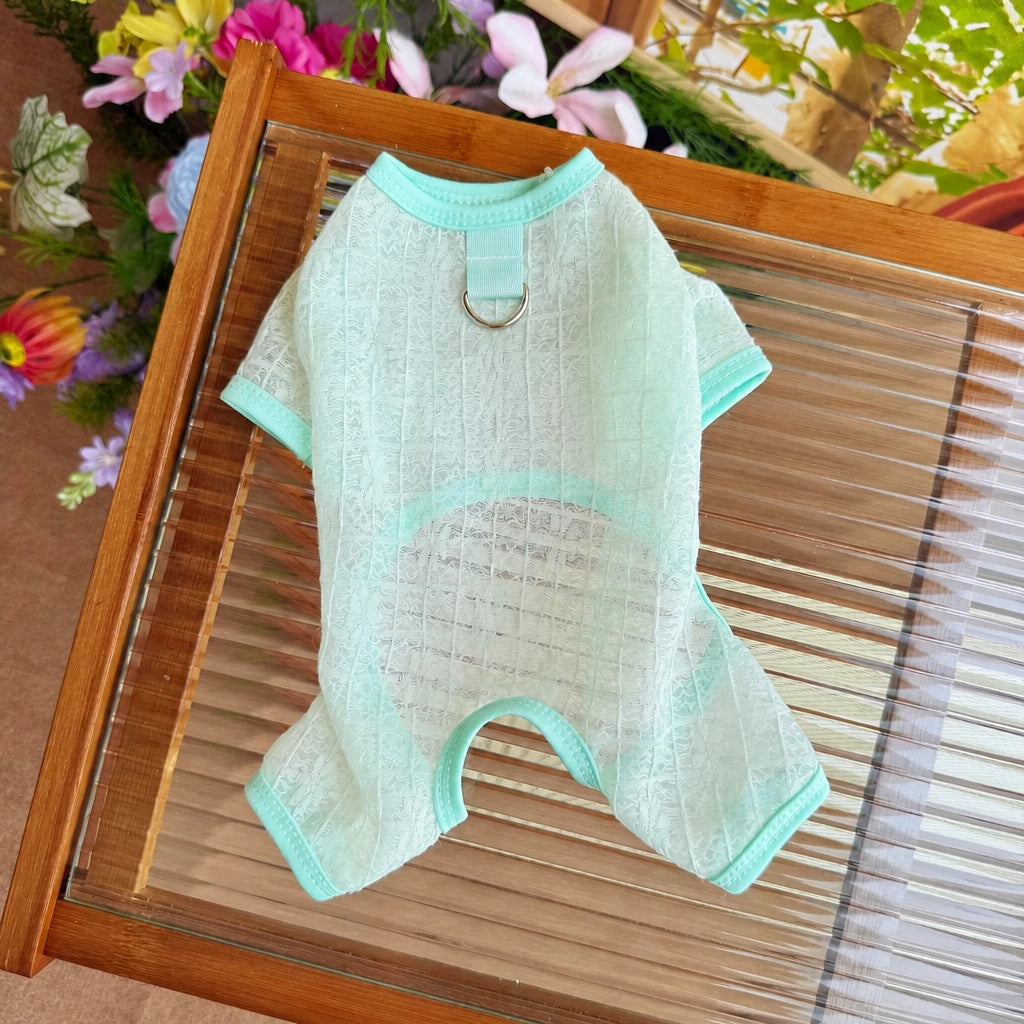 Lightweight Mesh Four-Leg Pet Suit