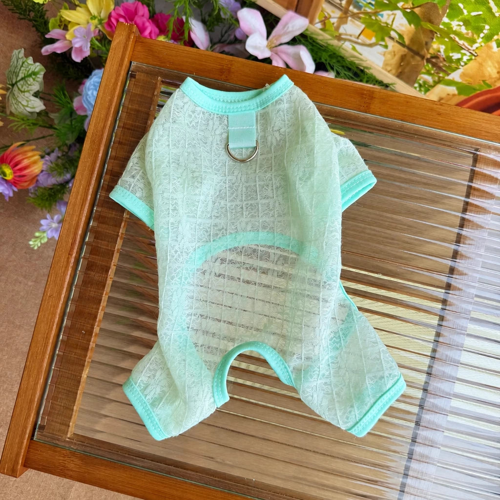 Lightweight Mesh Four-Leg Pet Suit