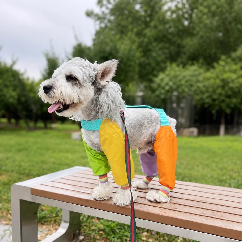 Four-Leg Dog Jumpsuit for Outdoor Wear