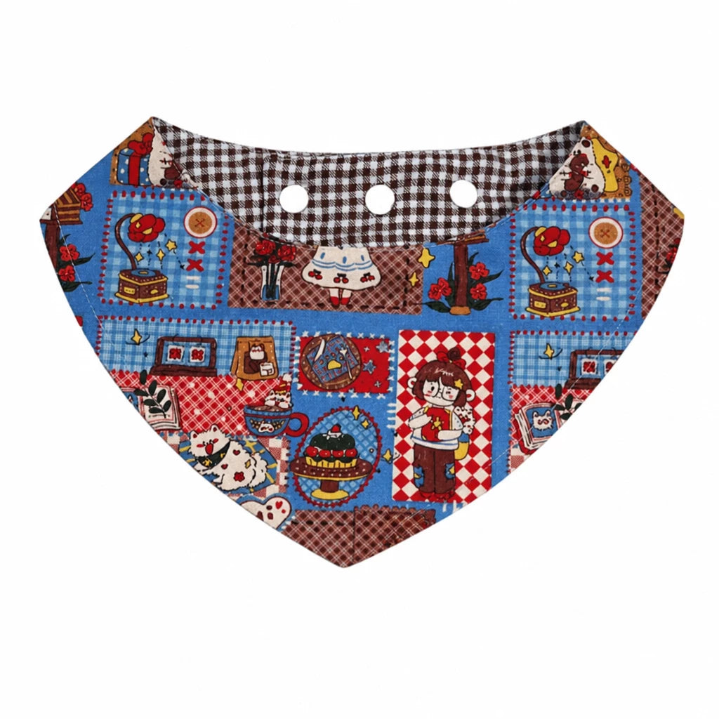 Adjustable Pet Bandana Bib for Dogs and Cats