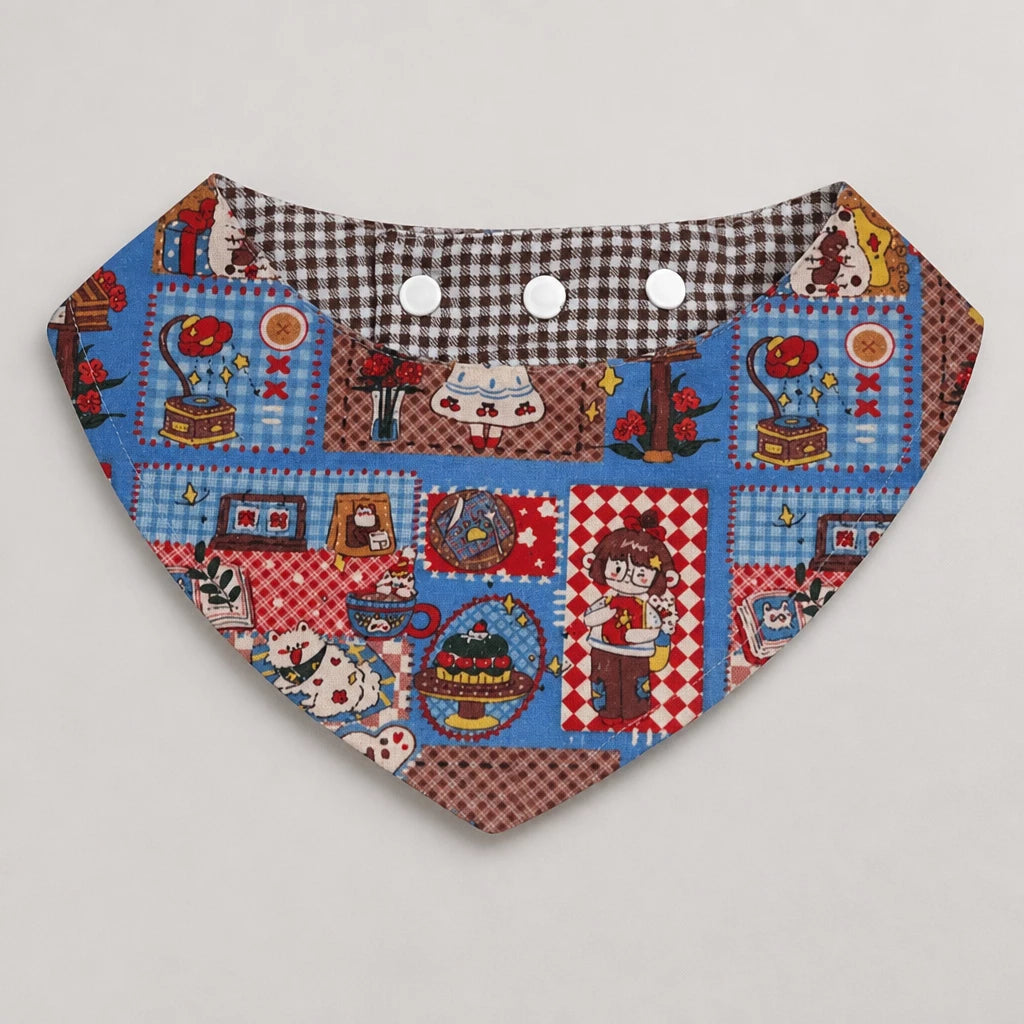 Adjustable Pet Bandana Bib for Dogs and Cats