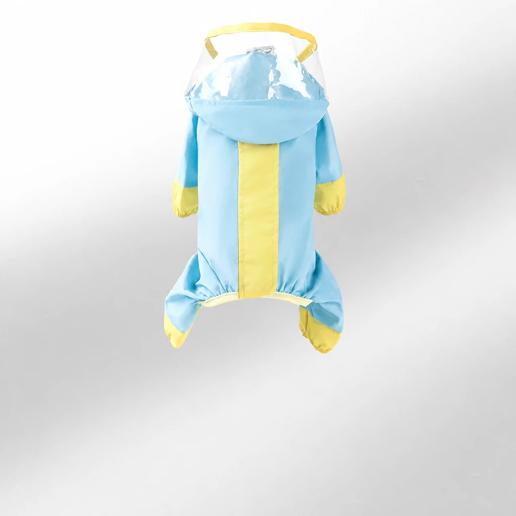 Waterproof Four-Leg Raincoat for Small Dogs