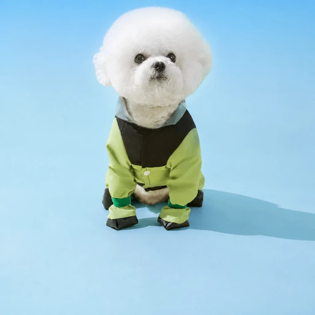Waterproof Four-Leg Raincoat for Small Dogs