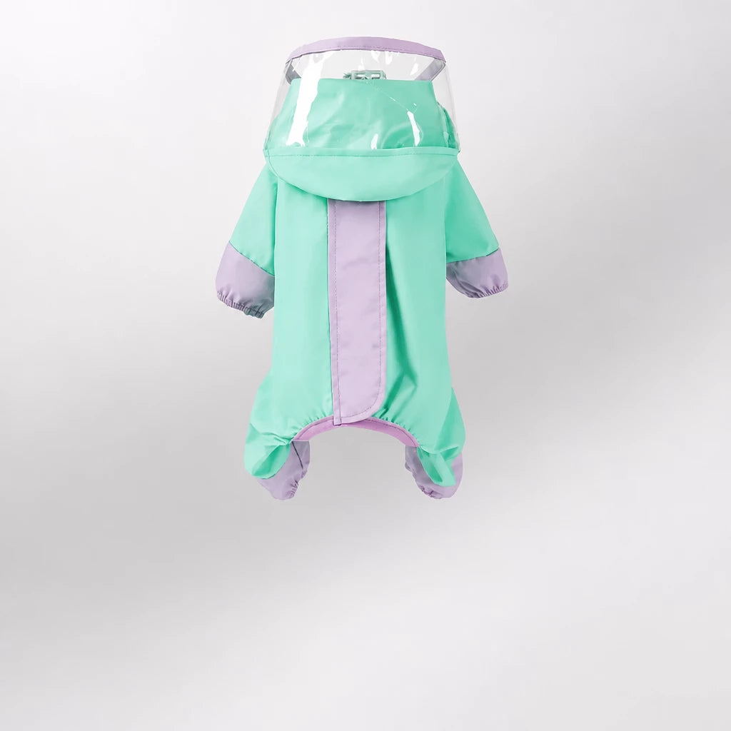 Waterproof Four-Leg Raincoat for Small Dogs