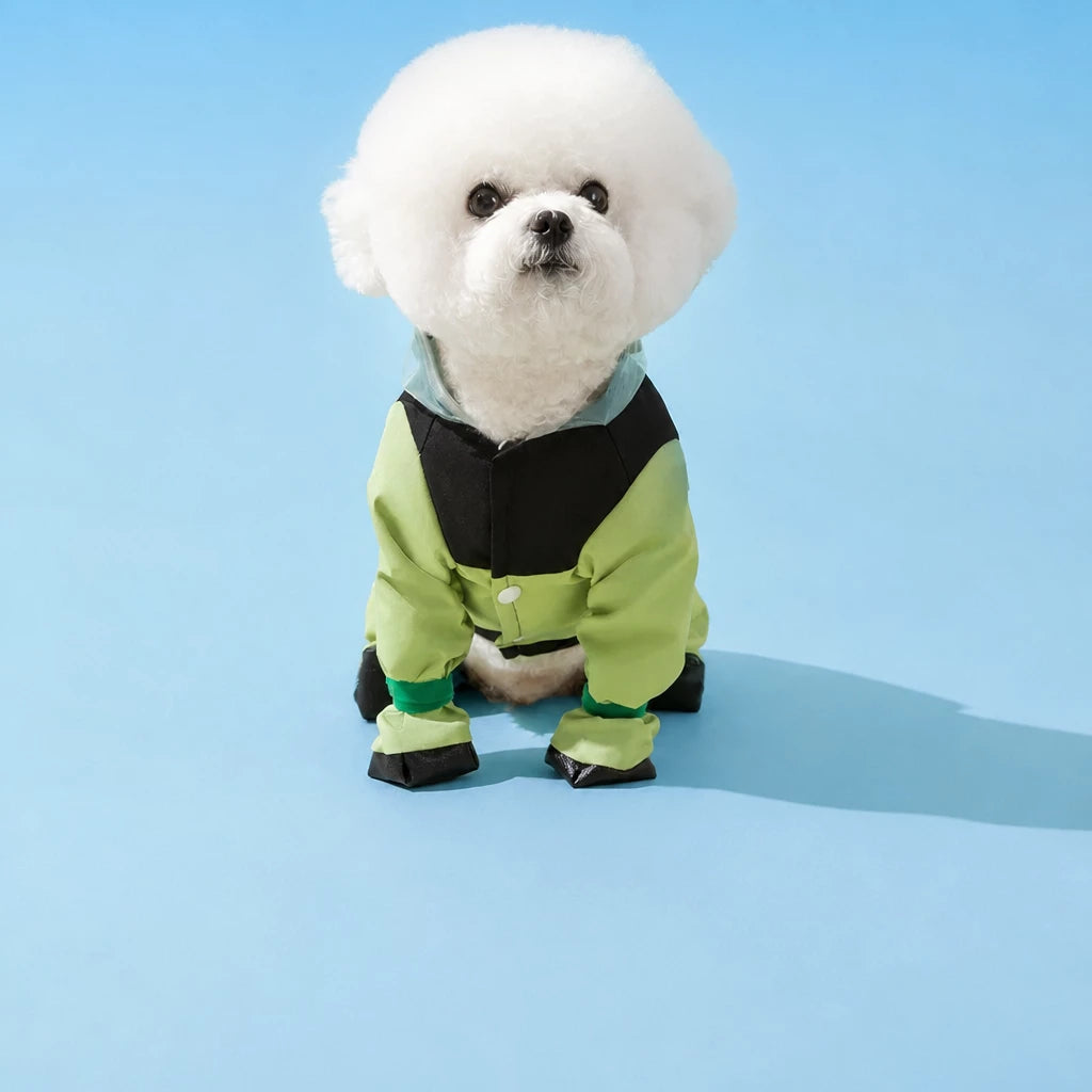 Waterproof Four-Leg Raincoat for Small Dogs