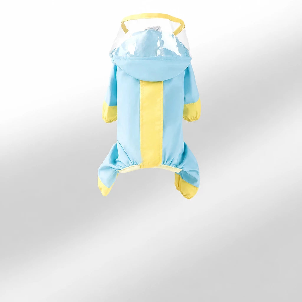 Waterproof Four-Leg Raincoat for Small Dogs