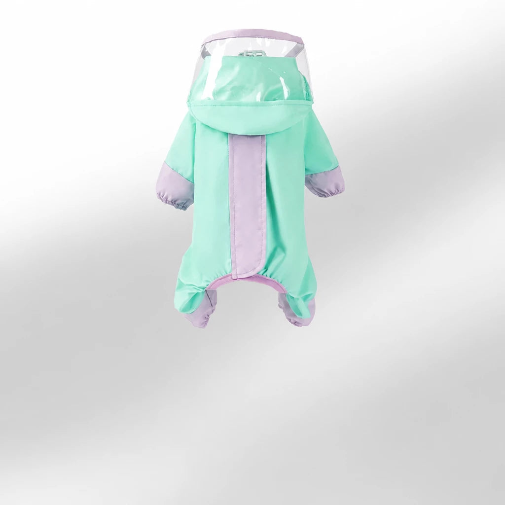Waterproof Four-Leg Raincoat for Small Dogs