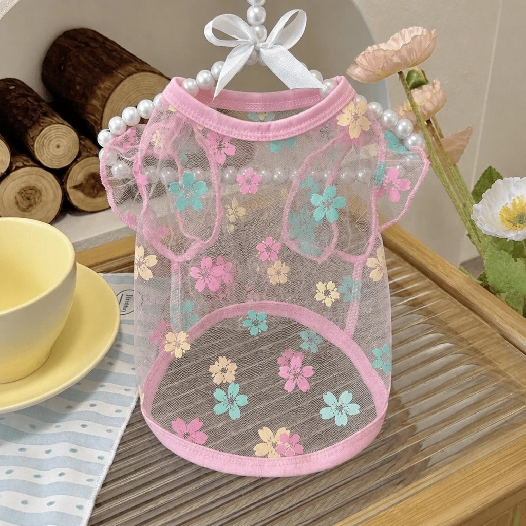 Daisy Mesh Pet Vest for Dogs and Cats