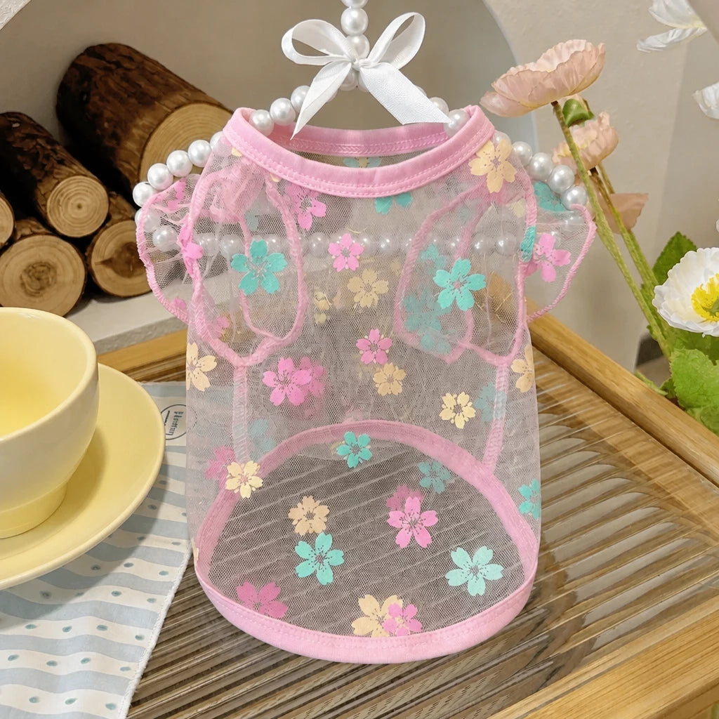 Daisy Mesh Pet Vest for Dogs and Cats