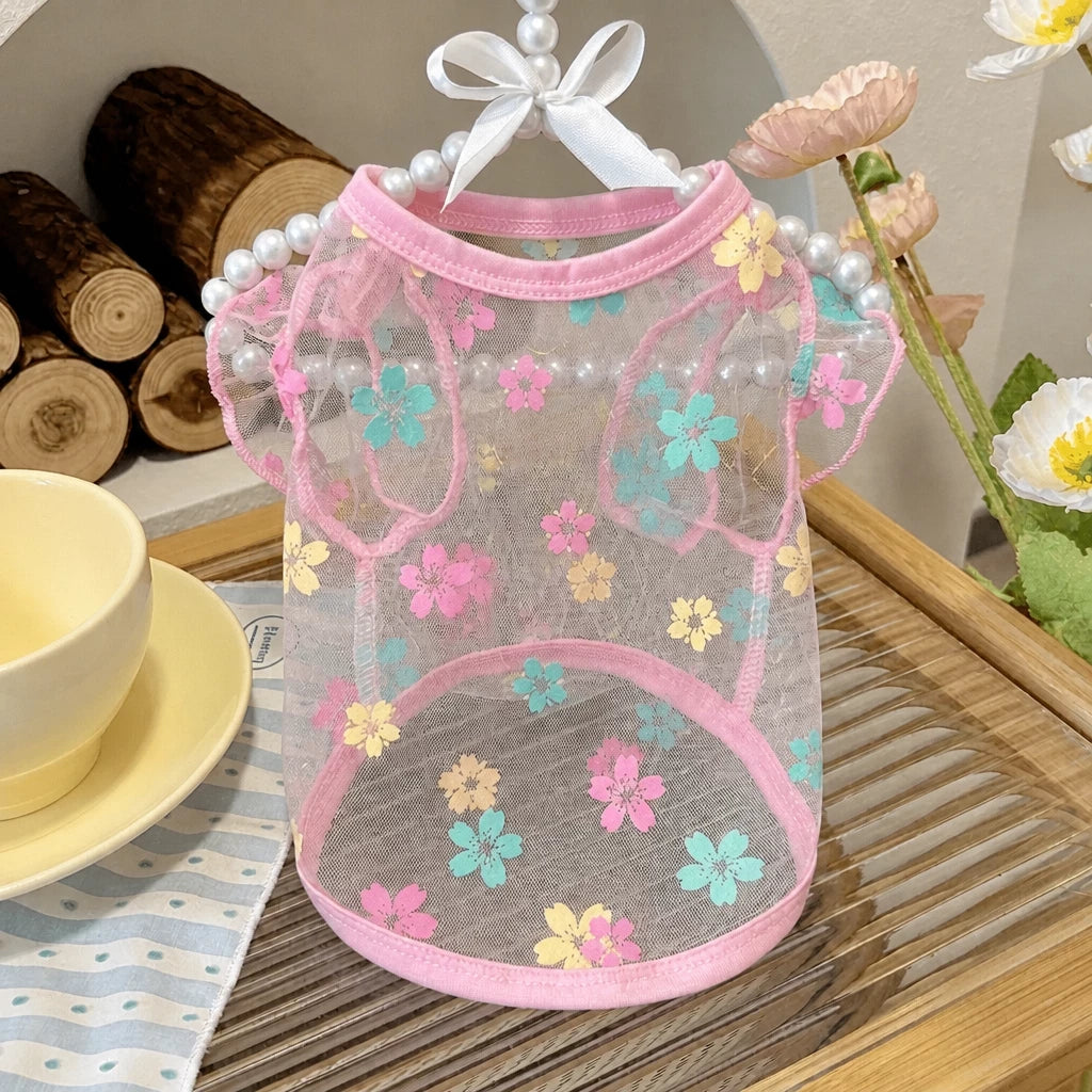 Daisy Mesh Pet Vest for Dogs and Cats