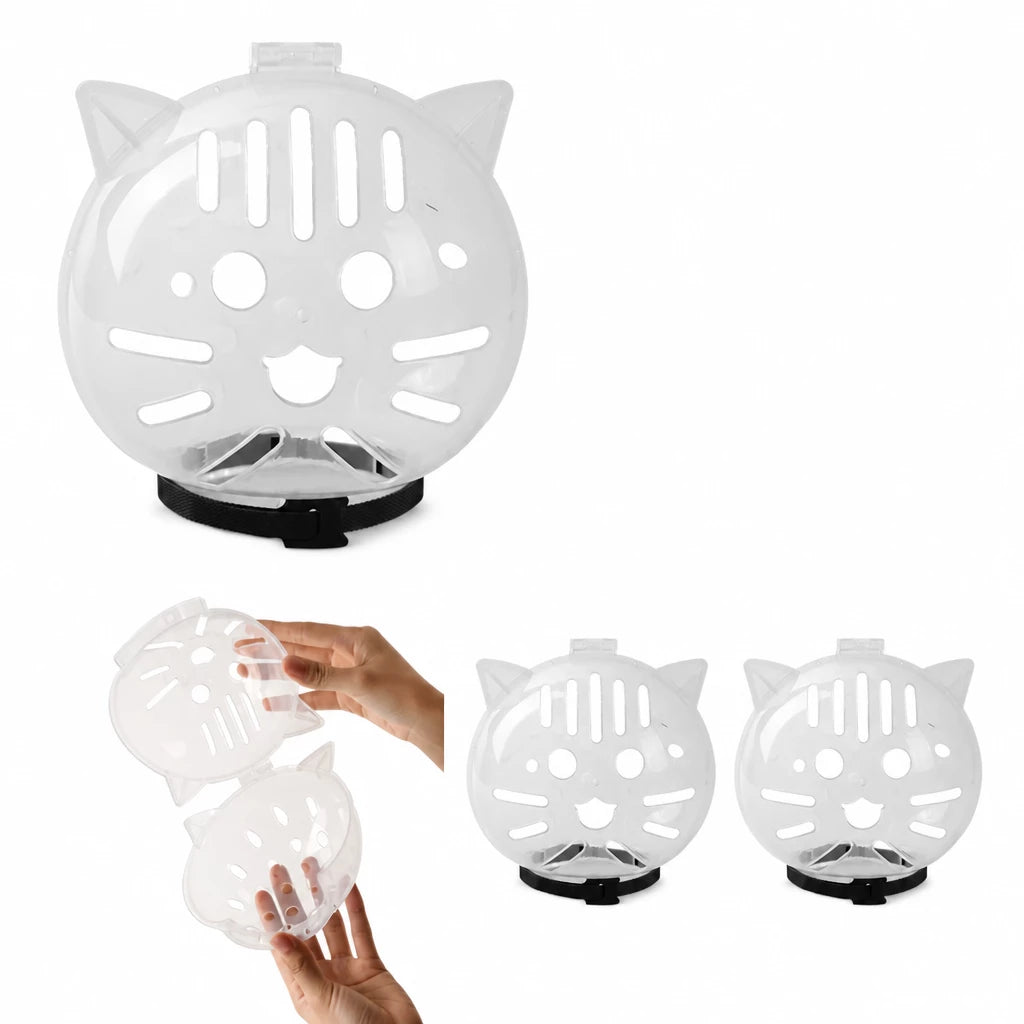 Clear Plastic Pet Recovery Cone for Cats