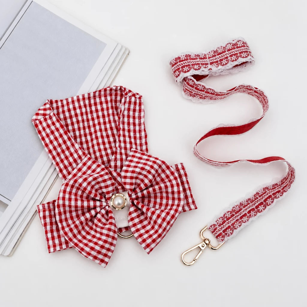 Bubble-Grid Pet Harness for Small Dogs & Cats