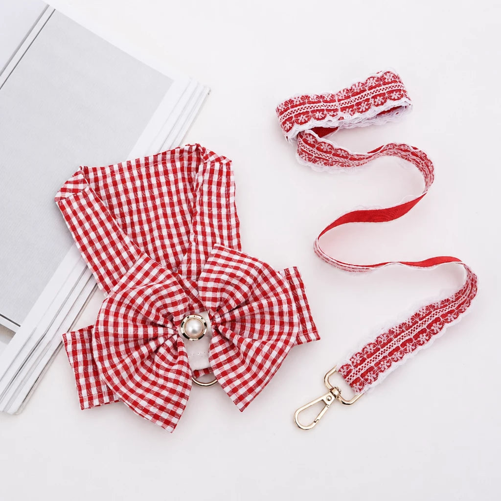 Bubble-Grid Pet Harness for Small Dogs & Cats