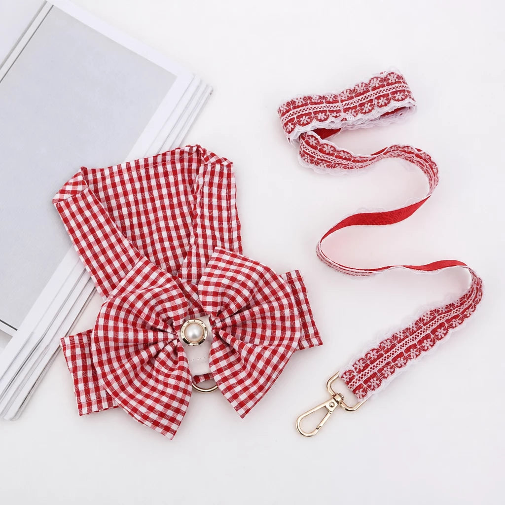 Bubble-Grid Pet Harness for Small Dogs & Cats