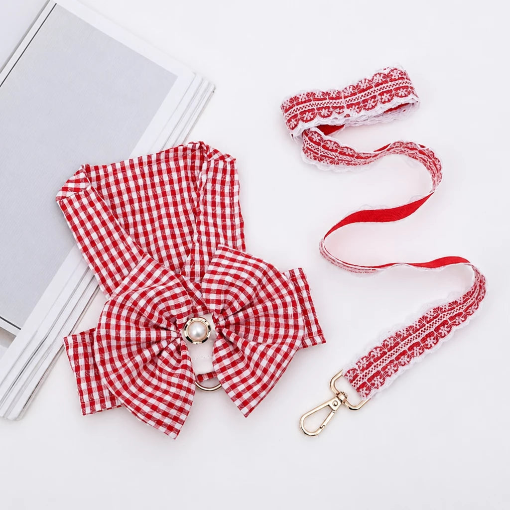 Bubble-Grid Pet Harness for Small Dogs & Cats