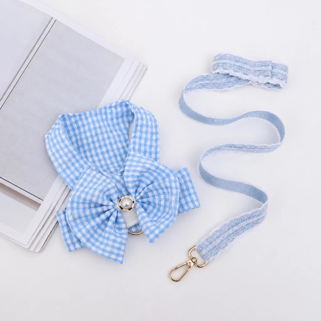 Bubble-Grid Pet Harness for Small Dogs & Cats