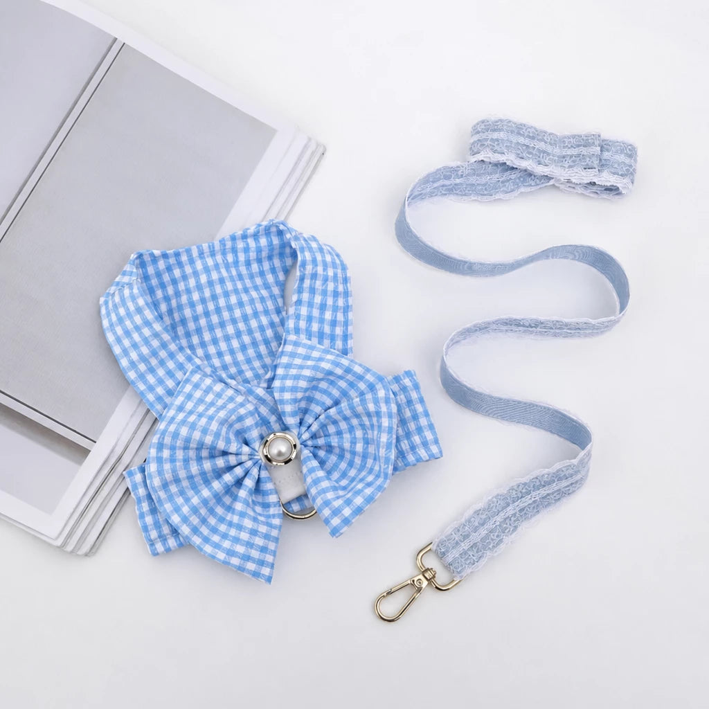 Bubble-Grid Pet Harness for Small Dogs & Cats