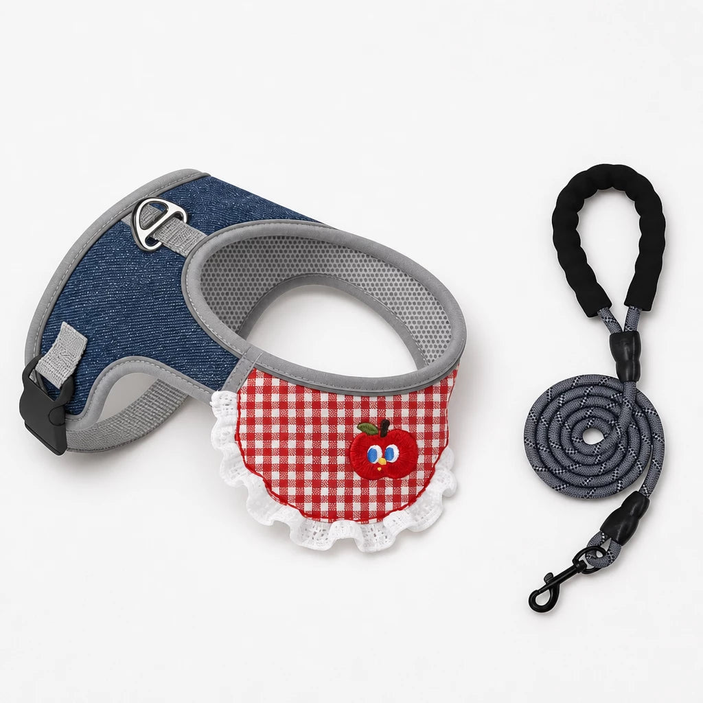 Nylon Vest-Style Dog Harness for Small to Medium Dogs