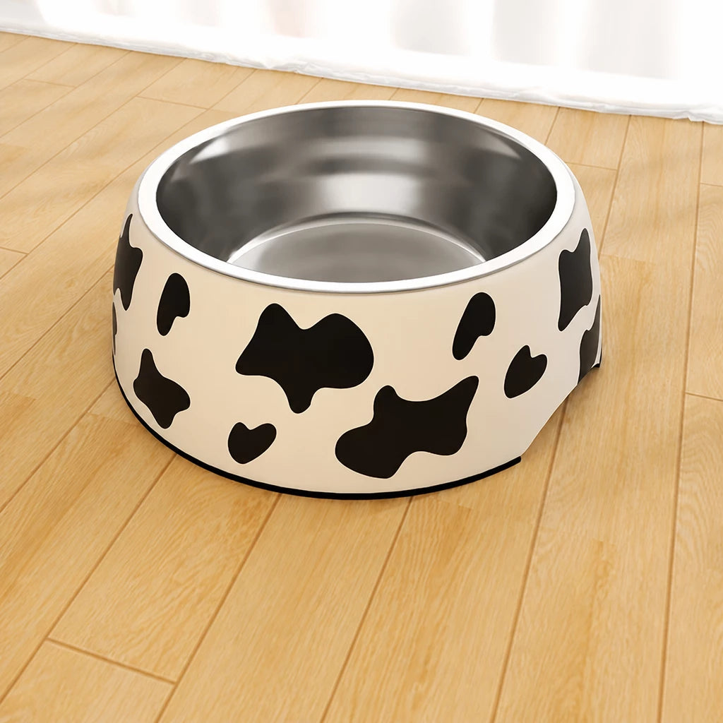 Tip-Resistant Stainless Steel Pet Bowl for Dogs and Cats