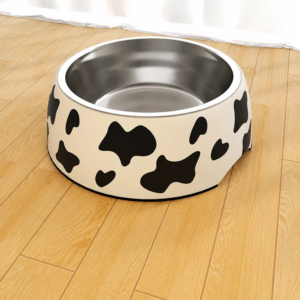 Tip-Resistant Stainless Steel Pet Bowl for Dogs and Cats