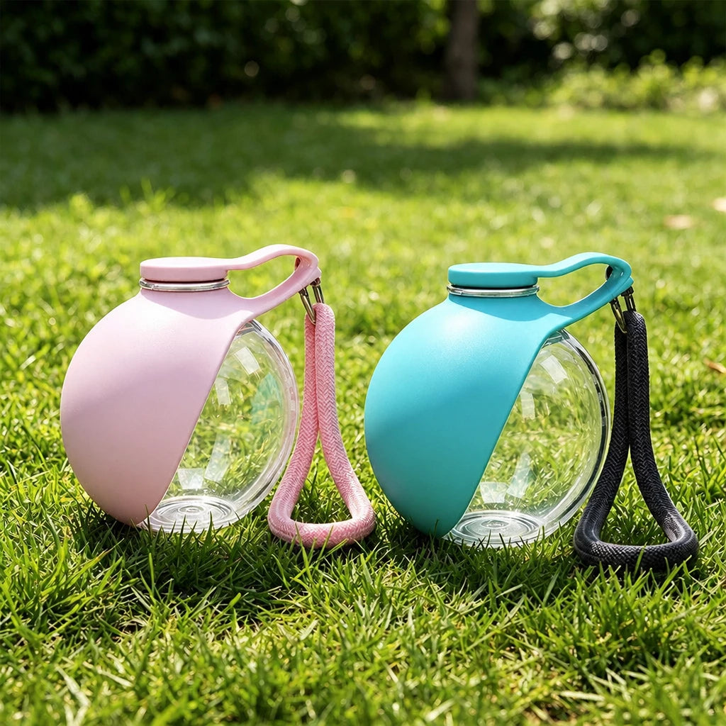 Portable Foldable Dog Water Bottle for Walks and Travel