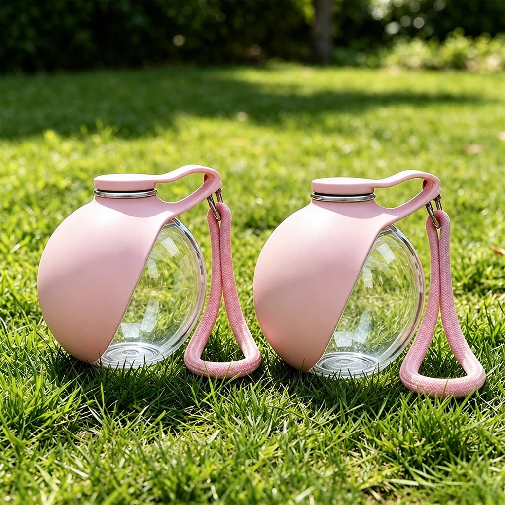 Portable Foldable Dog Water Bottle for Walks and Travel