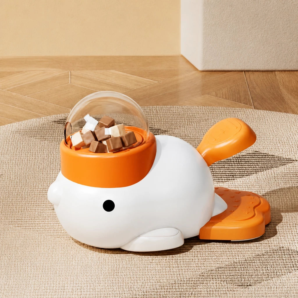 Duck-Shaped Interactive Treat Dispenser for Cats & Dogs