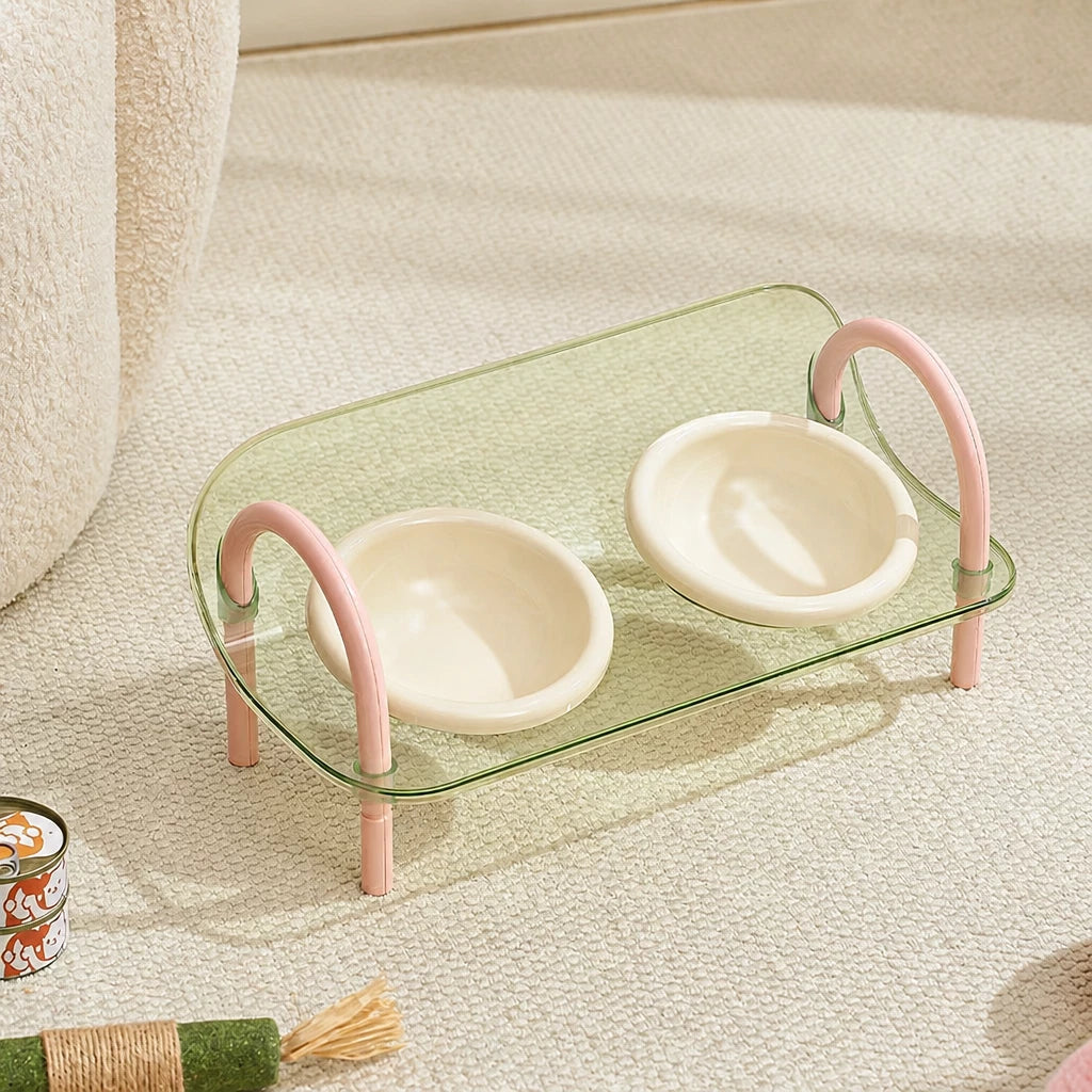 Pet Slow Feeder Bowl with Wide Opening