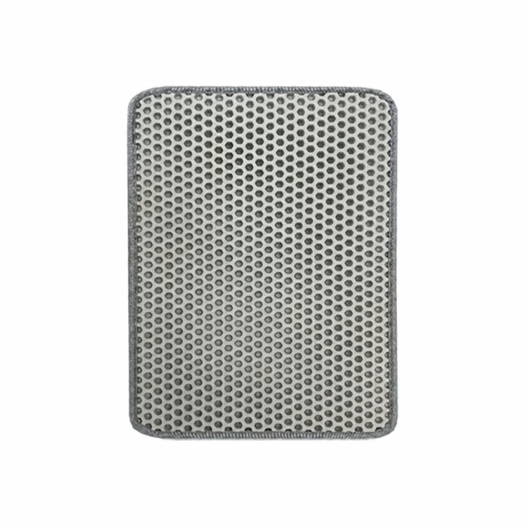 Double-Layer Cat Litter Mat with Cut-to-Fit Design