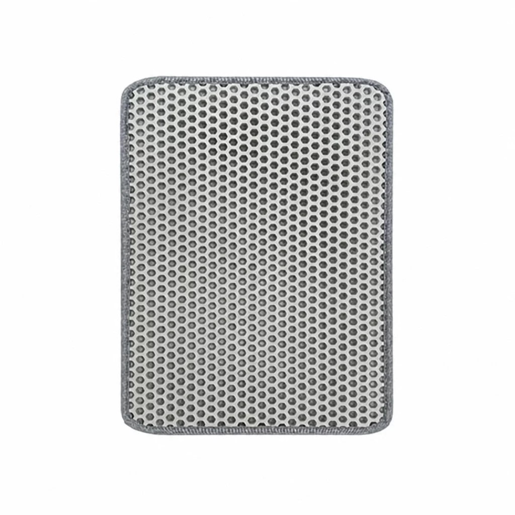 Double-Layer Cat Litter Mat with Cut-to-Fit Design
