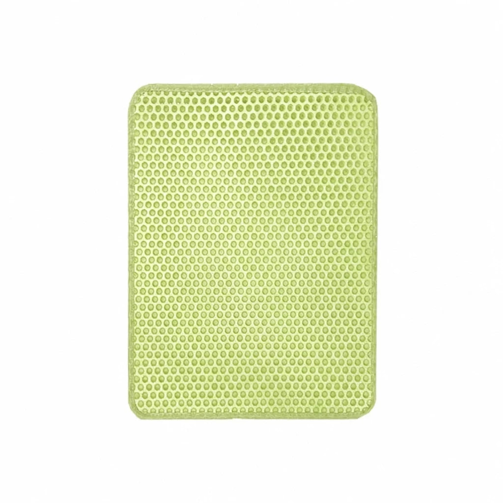 Double-Layer Cat Litter Mat with Cut-to-Fit Design