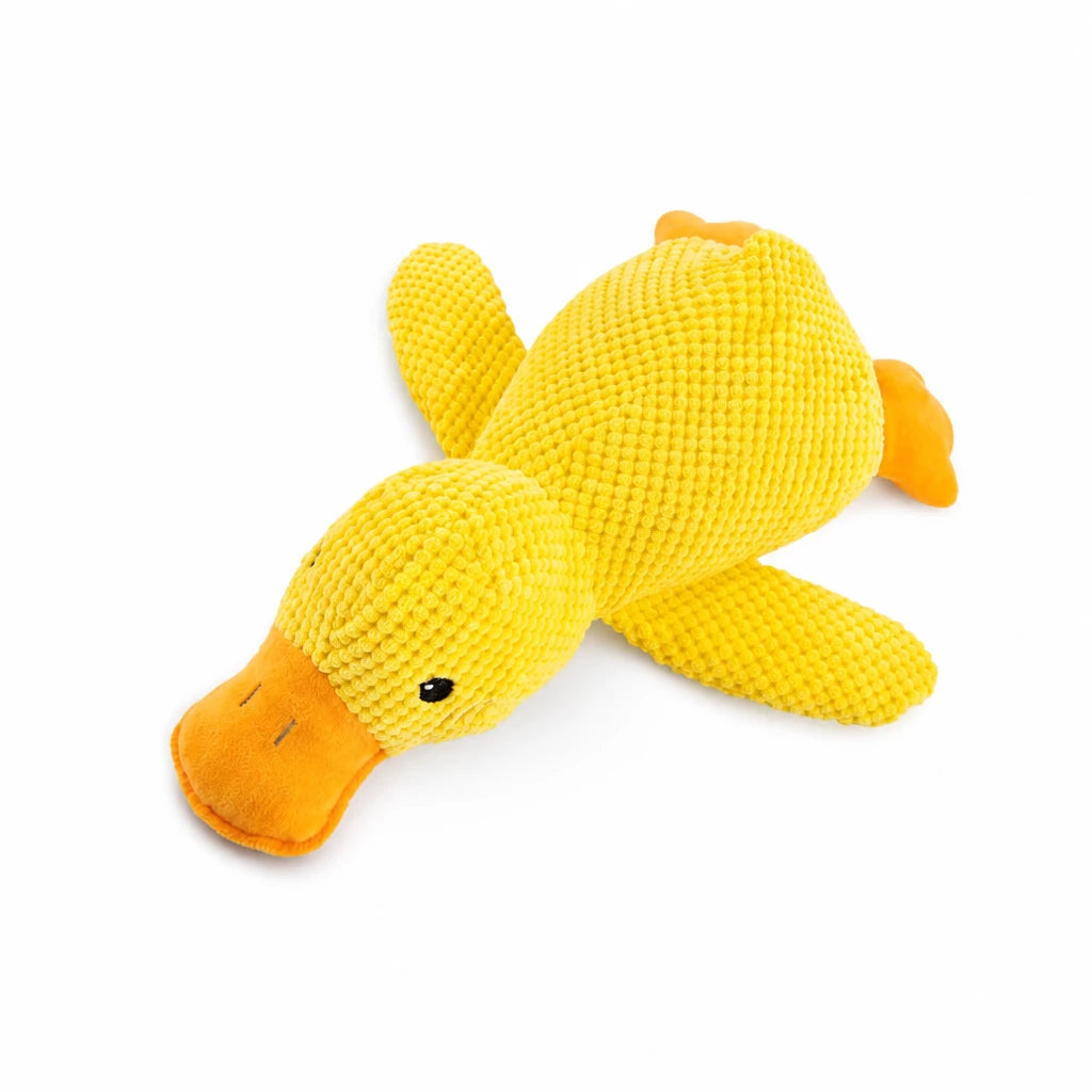 Duck Plush Cat Toy with Crinkle Paper and Catnip – Small or Large