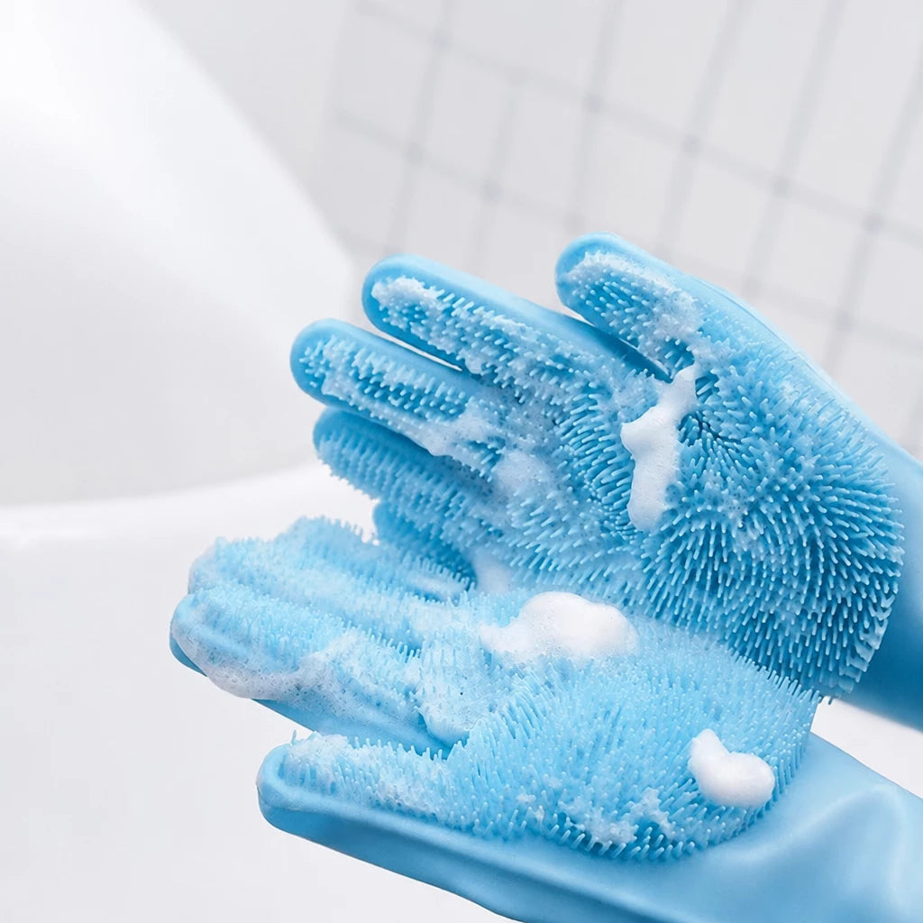 Pet Bathing Gloves for Dogs and Cats