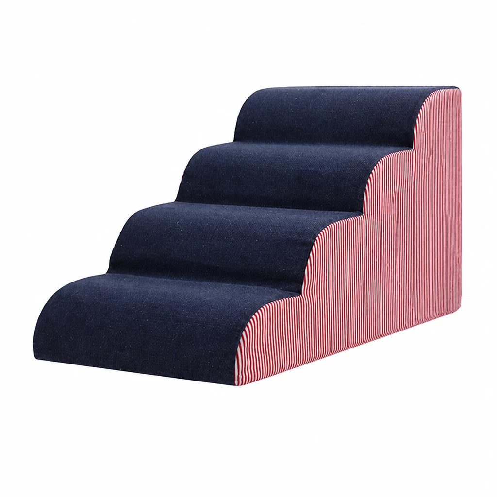 Pet Stairs for Small Dogs with Removable, Washable Design