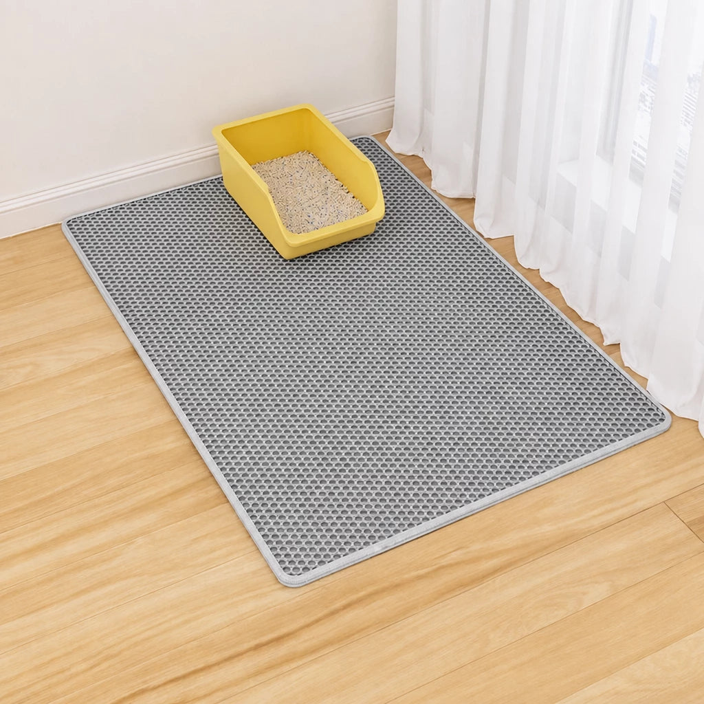 Double-Layer Cat Litter Mat