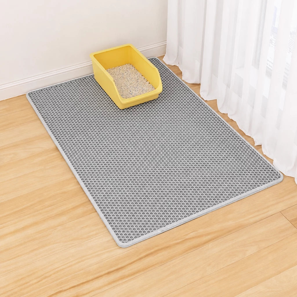 Double-Layer Cat Litter Mat
