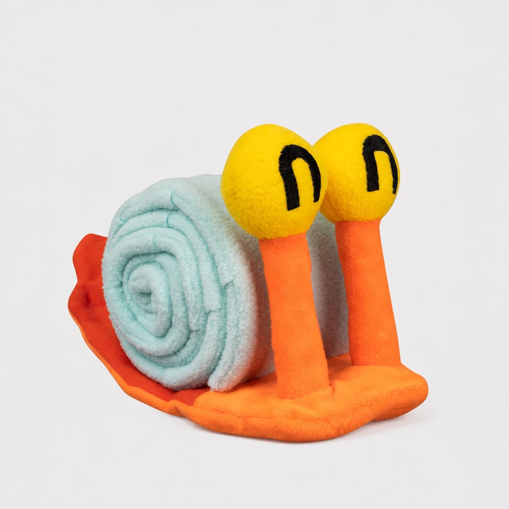 Snail Snuffle Squeaky Dog Toy