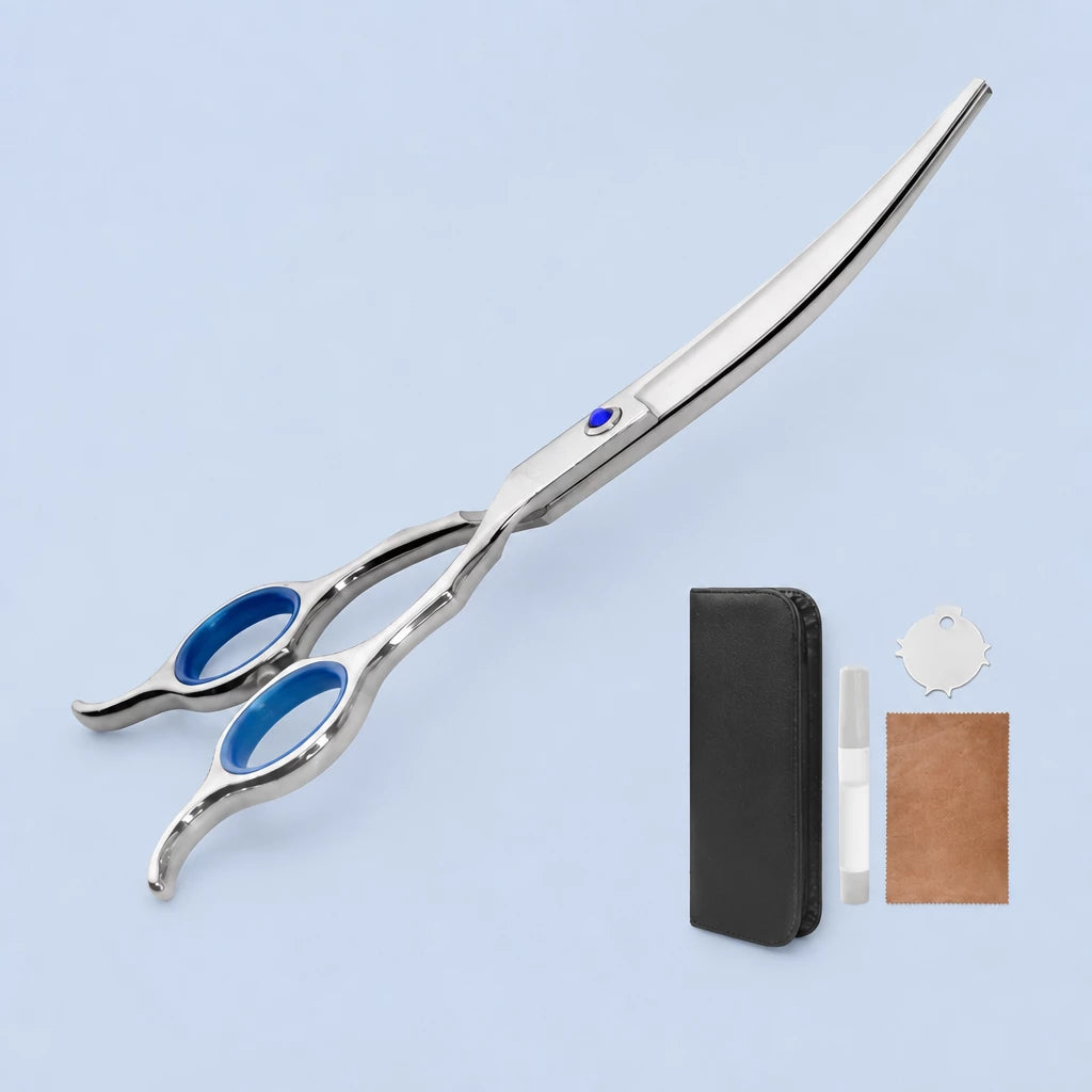 Pet Grooming Shears Set with Storage Case