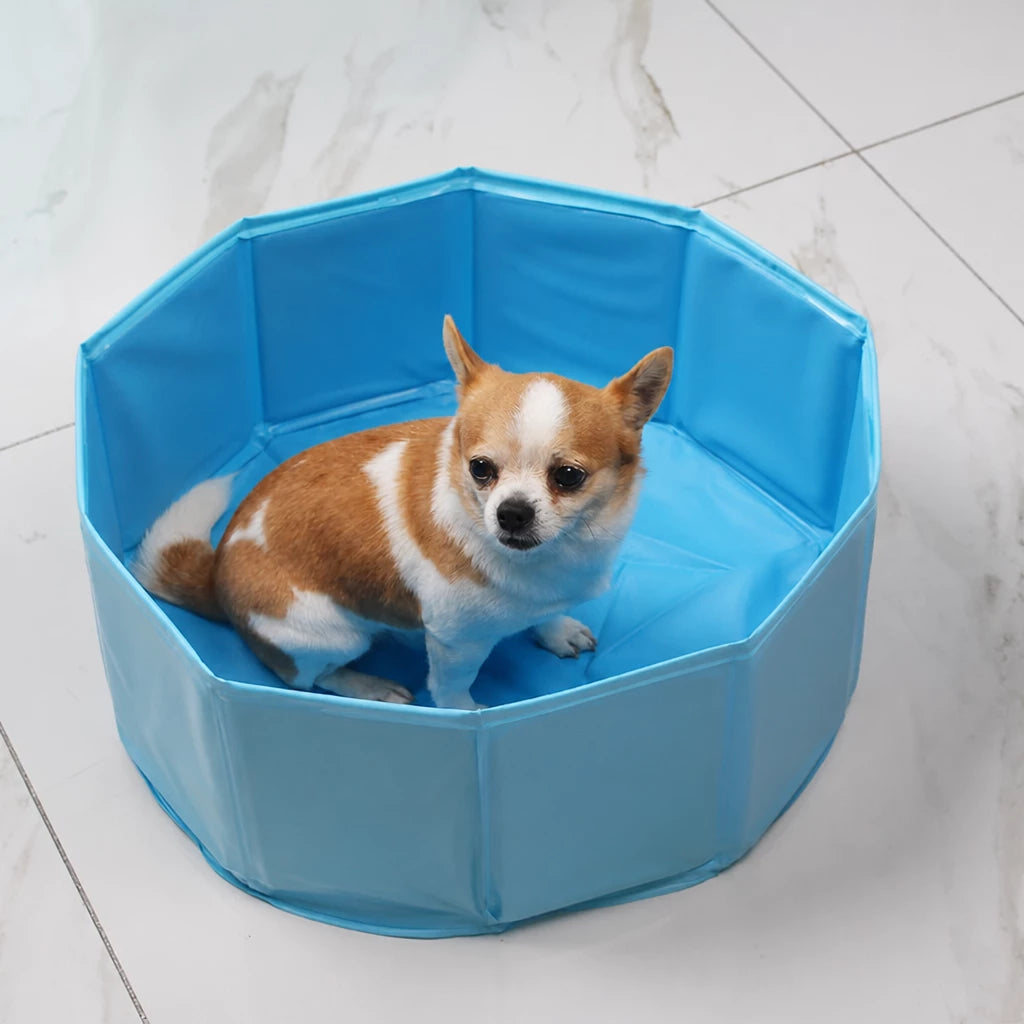 Foldable Pet Bath Basin for Dogs & Cats