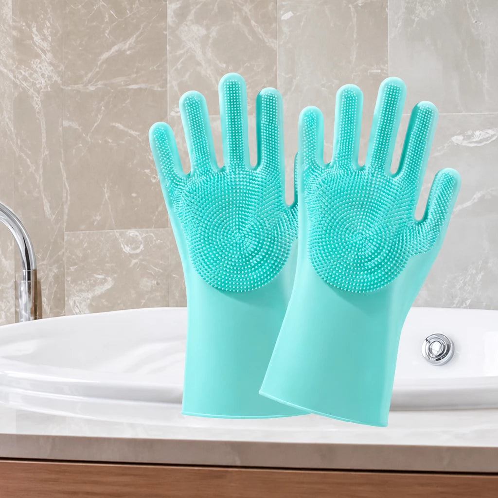 Pet Bathing Gloves for Dogs and Cats