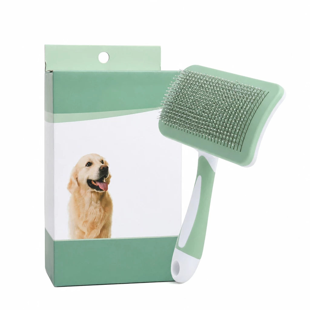 Self-Cleaning Deshedding Brush for Dogs & Cats